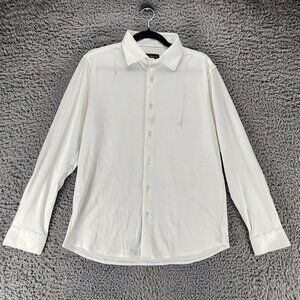Garnet Shirt Mens Medium White Long Sleeve Button *NWD Read*